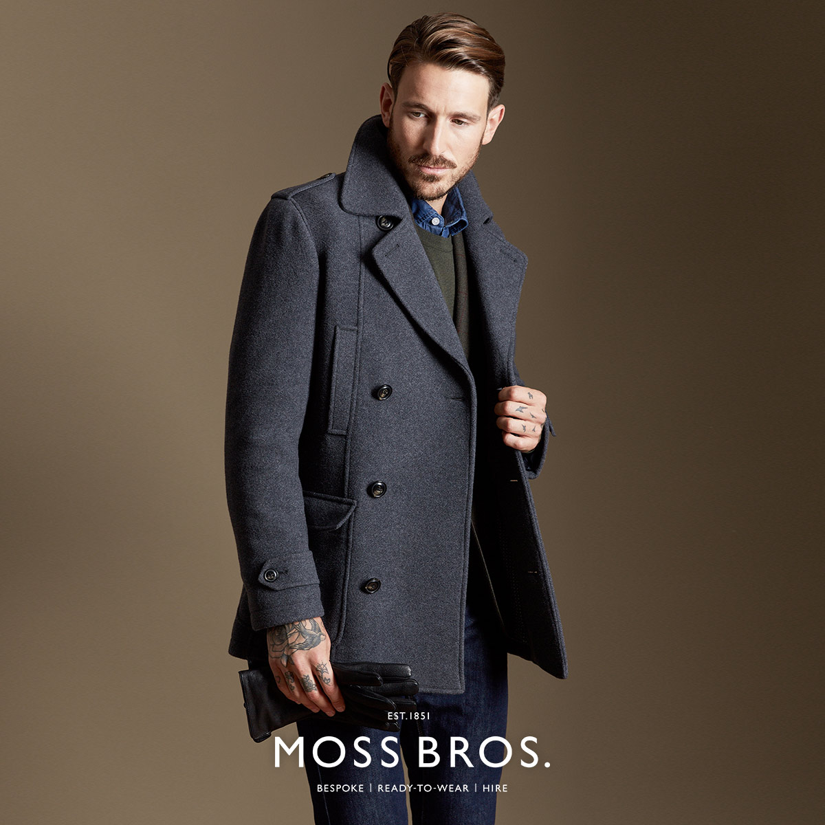 Moss bros coats online