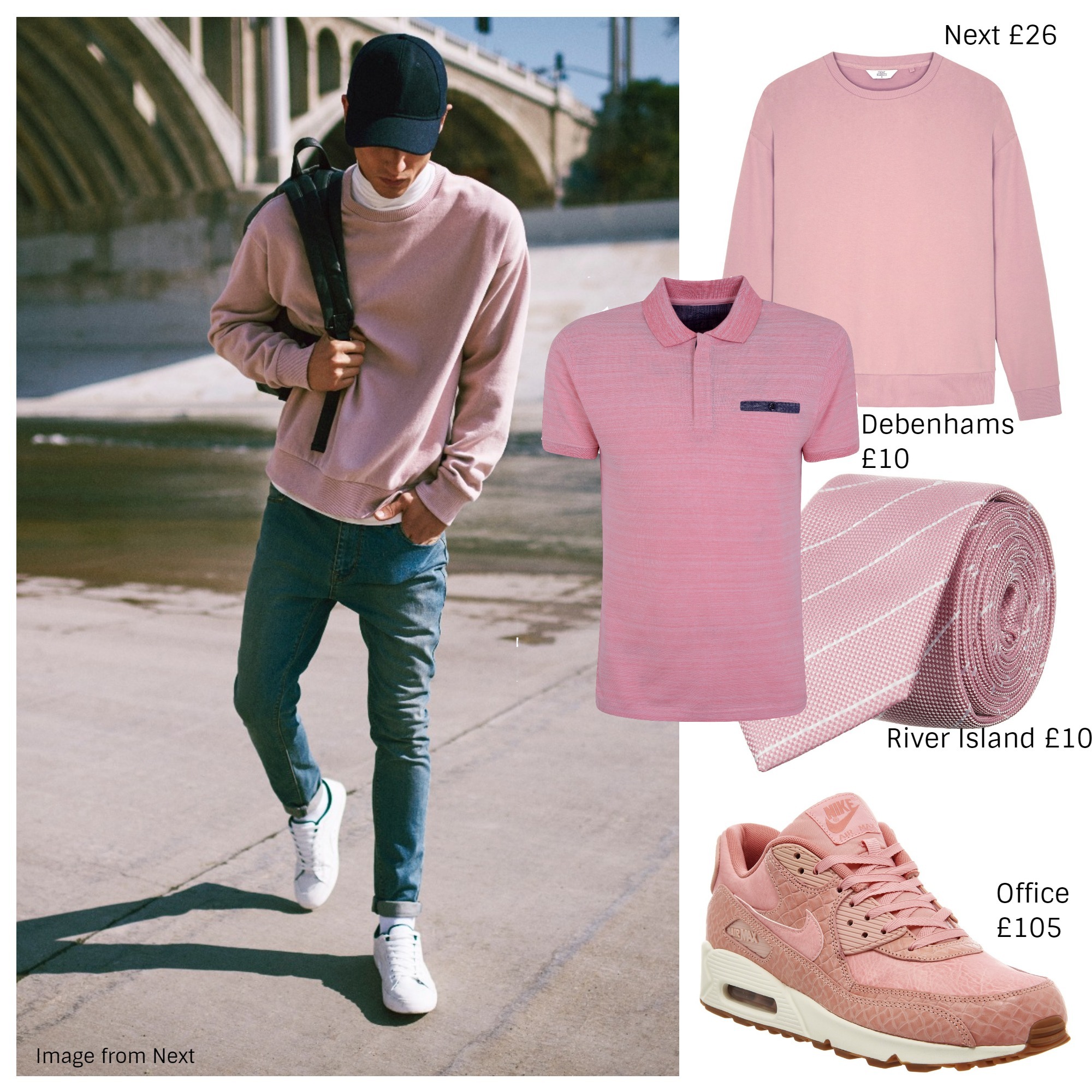 Men pink shoes online